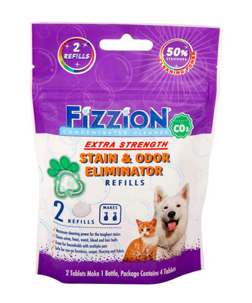 Fizzion Extra Strength Pet Stain and Odor Eliminator Refill Pouch